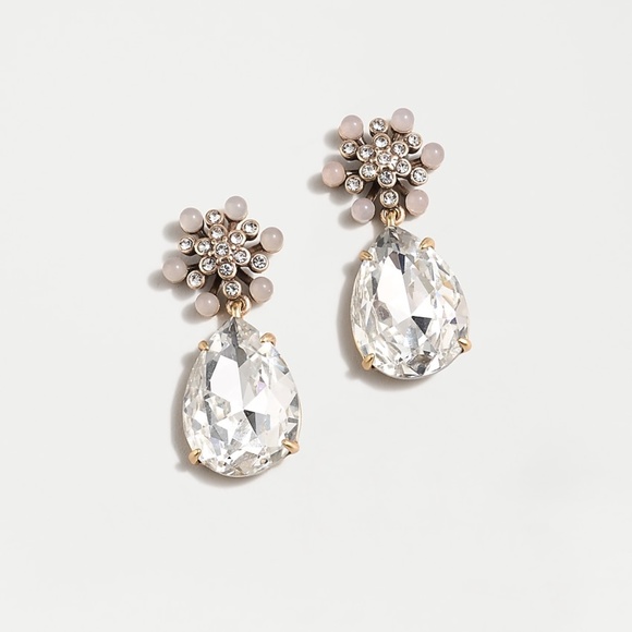 J. Crew Jewelry - NWT J. Crew Star Flower Drop Earrings